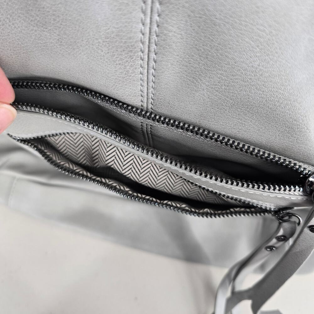 Steve Madden BMarley Grey Slouchy Purse NWT - Picture 10 of 13